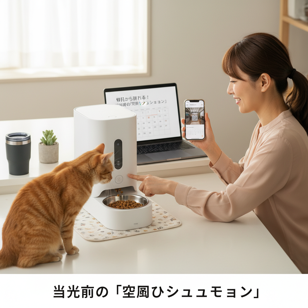 明日から試せる！出発前の「空回しシミュレーション」のイメージ