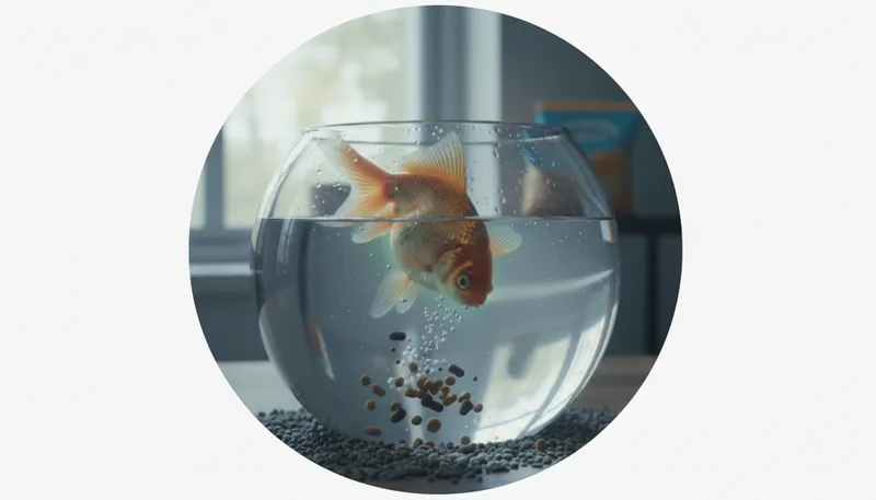 あなたの金魚やベタも？餌の後にひっくり返る「浮き袋病 転覆」の正体のイメージ