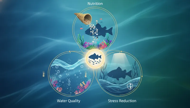 最高の親魚コンディショニングとは？基本の3要素を再確認のイメージ