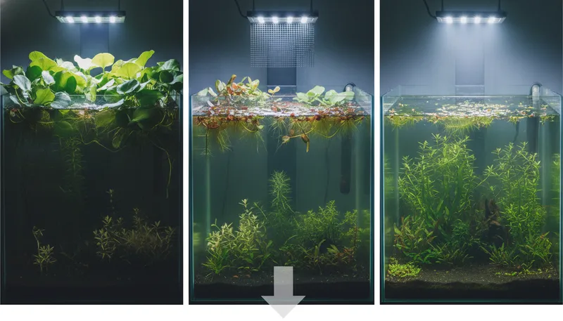 明日からできる！浮き草の遮光をコントロールする3つの実践テクニックのイメージ