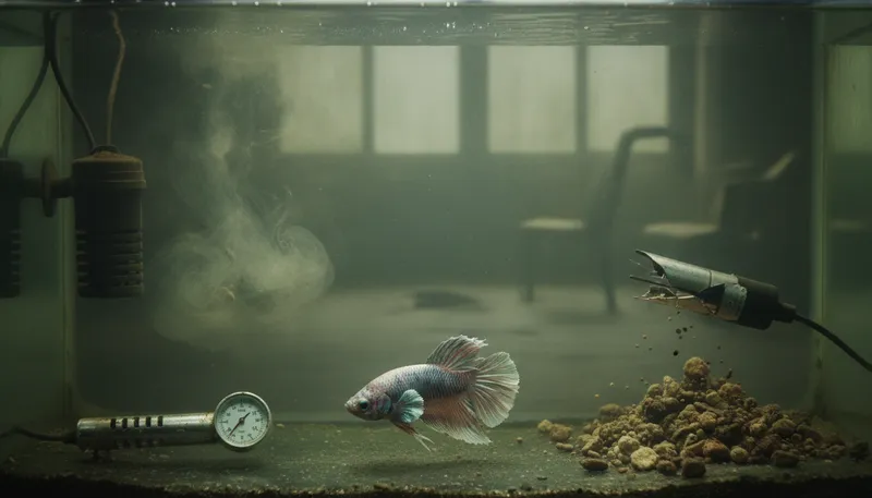 松かさ病治療の盲点：水質・水温・餌が魚の免疫力を奪うのイメージ