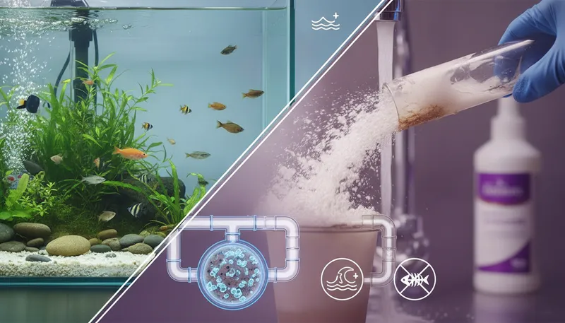 洗浄後の水槽管理術｜水質変化を抑え、生体を守るのイメージ