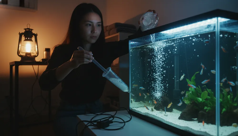 停電で乾電池ポンプがあっても安心は禁物！あなたの熱帯魚を守る本当の対策とは