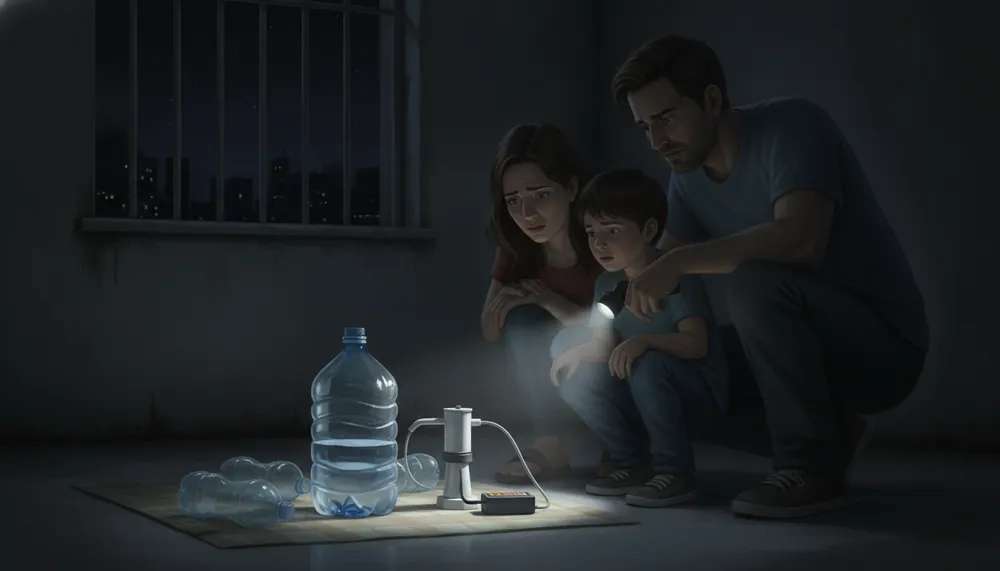 停電時の乾電池ポンプ、実は「気休め」かも？生存率を劇的に上げる専門家の裏ワザ