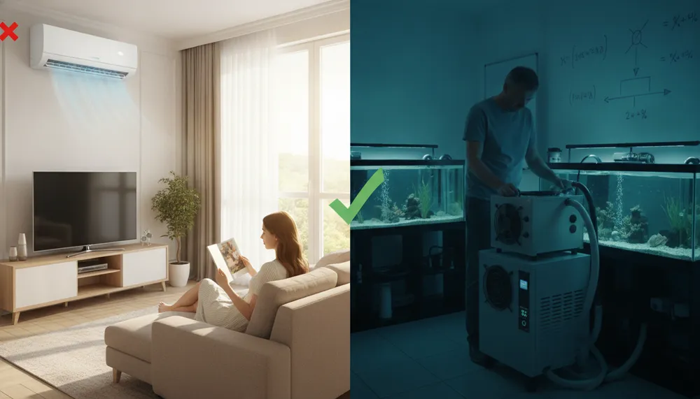 実はこっちが正解！夏場の電気代「エアコン24時間 vs 水槽用クーラー」論争に終止符