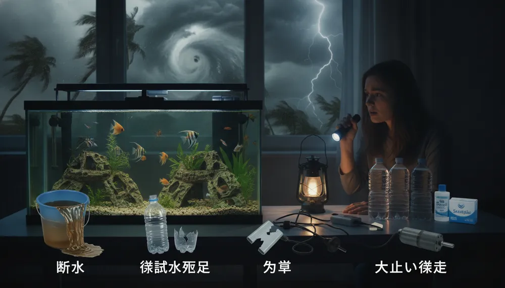 台風・断水・備蓄水、熱帯魚の命運を分ける3つの罠と正しい備え