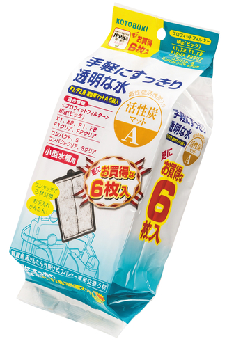 F1╱F2用活性炭マットA 6枚入