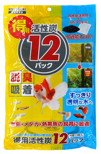 NEW得用活性炭12パック